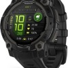 Garmin Instinct 3 AMOLED Aluminium 45mm Αδιάβροχο Smartwatch με Παλμογράφο (Black with Black Band)