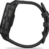 Garmin Instinct 3 AMOLED Aluminium 45mm Αδιάβροχο Smartwatch με Παλμογράφο (Black with Black Band)