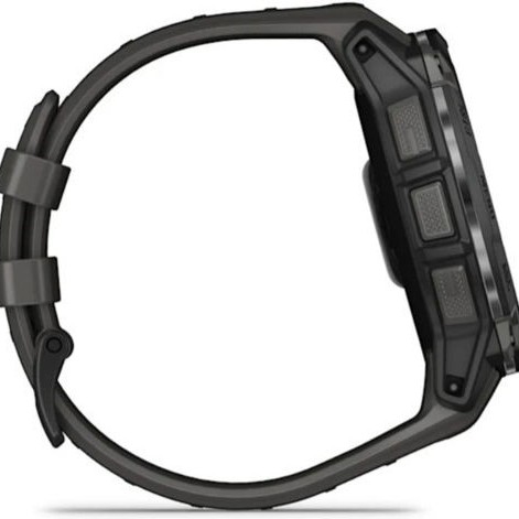 Garmin Instinct 3 AMOLED Aluminium 50mm Αδιάβροχο Smartwatch με Παλμογράφο (Black with Charcoal Band)