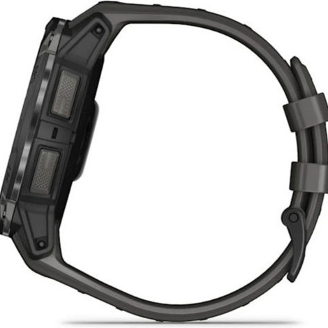 Garmin Instinct 3 AMOLED Aluminium 50mm Αδιάβροχο Smartwatch με Παλμογράφο (Black with Charcoal Band)