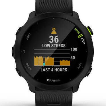 Garmin Forerunner 55 42mm Αδιάβροχο Smartwatch με Παλμογράφο (Black)