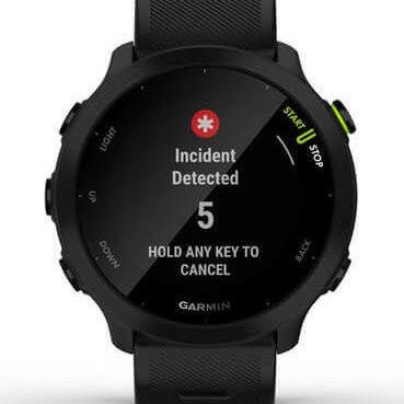 Garmin Forerunner 55 42mm Αδιάβροχο Smartwatch με Παλμογράφο (Black)