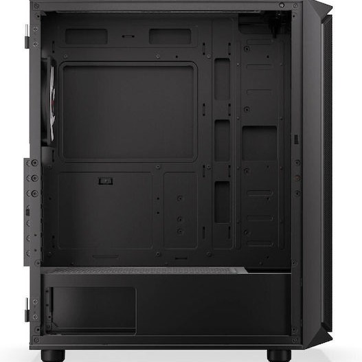 Krux Orona Gaming Midi Tower Κουτί Υπολογιστή με Πλαϊνό Παράθυρο Μαύρο