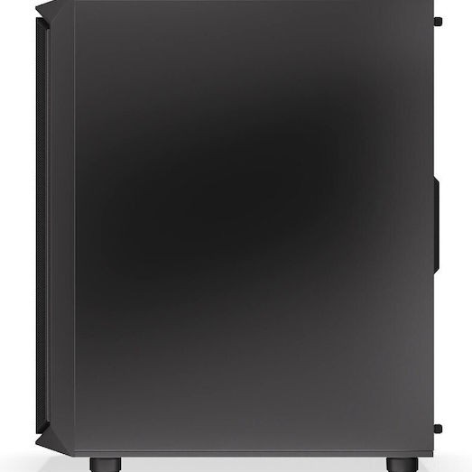 Krux Orona Gaming Midi Tower Κουτί Υπολογιστή με Πλαϊνό Παράθυρο Μαύρο