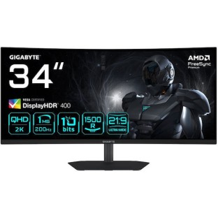 Gigabyte G34WQC2 Ultrawide VA HDR Curved Gaming Monitor 34