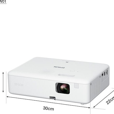 Epson CO-W01 Projector 3LCD HD Απλής Λάμπας με Ενσωματωμένα Ηχεία