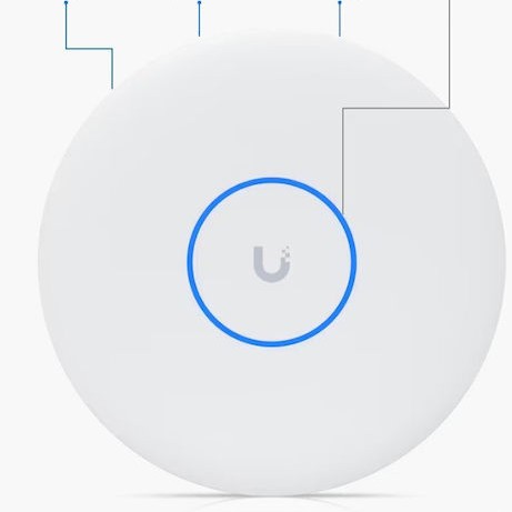 Ubiquiti U7-Pro-XGS Access Point Wi‑Fi 7 Tri Band (2.4 & 5 & 6GHz) Λευκό
