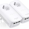TP-LINK TL-PA8030P KIT v1 Powerline Διπλό για Ενσύρματη Σύνδεση με Passthrough Πρίζα και 3 Θύρες Gigabit Ethernet