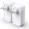 TP-LINK TL-PA8030P KIT v1 Powerline Διπλό για Ενσύρματη Σύνδεση με Passthrough Πρίζα και 3 Θύρες Gigabit Ethernet