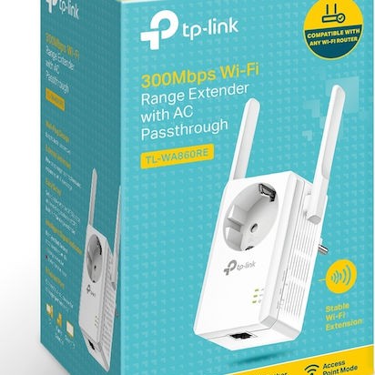 TP-LINK TL-WA860RE v6 WiFi Extender Single Band (2.4GHz) 300Mbps