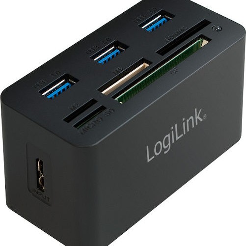 LogiLink Card Reader USB 3.0 για SD/microSD/MemoryStick/CompactFlash