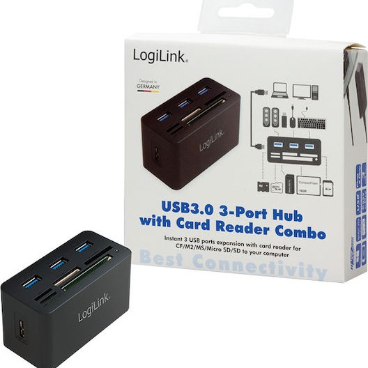 LogiLink Card Reader USB 3.0 για SD/microSD/MemoryStick/CompactFlash