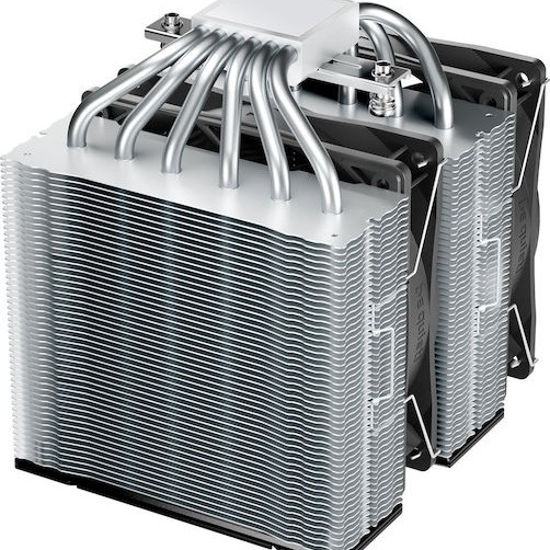 Be Quiet Pure Rock Pro 3 Ψύκτρα Επεξεργαστή Διπλού Ανεμιστήρα για Socket AM4/AM5/1200/115x/1700 Ασημί