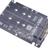 Ngff M.2 Nvme To U.2 2 Ports Adapter Card Dual Ssd To U.2 Sff-8639 Card Adapter