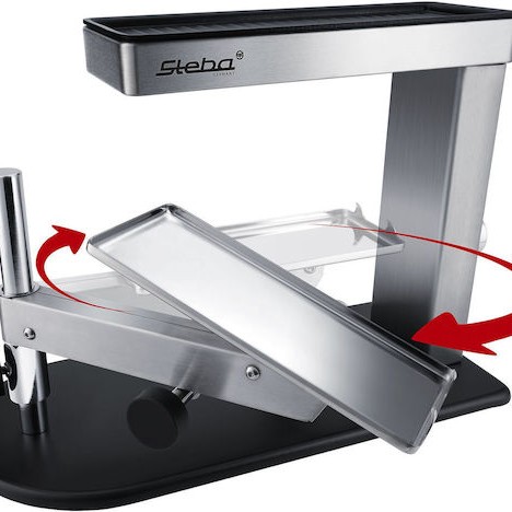 Steba Επιτραπέζια Ηλεκτρική Ψησταριά Raclette Λείας Πλάκας 600W με Ρυθμιζόμενο Θερμοστάστη 23.5x8.5εκ.