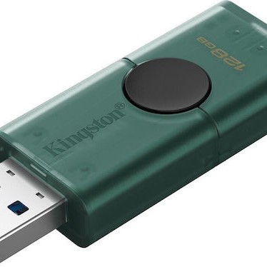 Kingston Datatraveler 128GB USB 3.2 Stick με σύνδεση USB-A & USB-C Πράσινο
