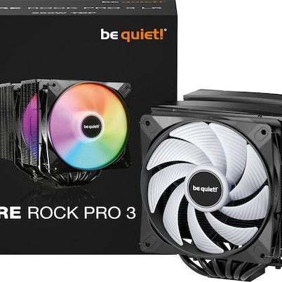 Be Quiet Pure Rock Pro 3 LX Ψύκτρα Επεξεργαστή για Socket AM4/AM5/1200/115x/1700 με ARGB Φωτισμό