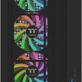 Thermaltake S380 TG ARGB Midi Tower Κουτί Υπολογιστή με Πλαϊνό Παράθυρο Μαύρο