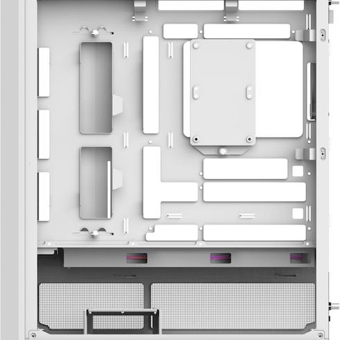 Thermaltake S380 TG ARGB Midi Tower Κουτί Υπολογιστή με Πλαϊνό Παράθυρο Snow White