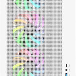 Thermaltake S380 TG ARGB Midi Tower Κουτί Υπολογιστή με Πλαϊνό Παράθυρο Snow White