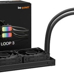Be Quiet SILENT LOOP 3 Υδρόψυξη Επεξεργαστή Διπλού Ανεμιστήρα 120mm για Socket AM4/AM5/1700/1200/115x με ARGB Φωτισμό