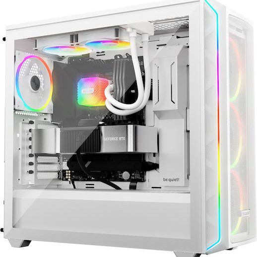 Be Quiet Light Loop Υδρόψυξη Επεξεργαστή Διπλού Ανεμιστήρα 120mm για Socket AM4/AM5/1700/1200/115x με ARGB Φωτισμό Λευκή