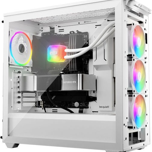 Be Quiet Light Loop Υδρόψυξη Επεξεργαστή Τριπλού Ανεμιστήρα 120mm για Socket AM4/AM5/1700/1200/115x με RGB Φωτισμό Λευκή