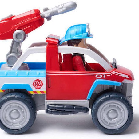 Spinmaster Paw Patrol Fire Rescue Ryders Rettungsfahrzeug Mit Drohnen-abwerfer Und Ryder Figur
