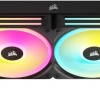 Corsair ICUE Link H100i Υδρόψυξη Επεξεργαστή Διπλού Ανεμιστήρα 120mm για Socket AM4/AM5/1700/1200/115x με RGB Φωτισμό