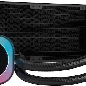 Corsair ICUE Link H100i Υδρόψυξη Επεξεργαστή Διπλού Ανεμιστήρα 120mm για Socket AM4/AM5/1700/1200/115x με RGB Φωτισμό