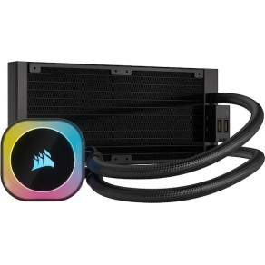 Corsair ICUE Link H100i Υδρόψυξη Επεξεργαστή Διπλού Ανεμιστήρα 120mm για Socket AM4/AM5/1700/1200/115x με RGB Φωτισμό