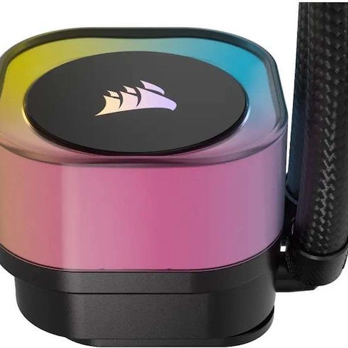 Corsair ICUE Link H100i Υδρόψυξη Επεξεργαστή Διπλού Ανεμιστήρα 120mm για Socket AM4/AM5/1700/1200/115x με RGB Φωτισμό