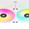 Corsair ICUE Link H100i Υδρόψυξη Επεξεργαστή Διπλού Ανεμιστήρα 120mm για Socket AM4/AM5/1700/1200/115x με RGB Φωτισμό Λευκή