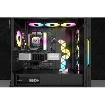 Corsair ICUE H150i Elite Capellix ΧΤ 360 Υδρόψυξη Επεξεργαστή Τριπλού Ανεμιστήρα 120mm για Socket AM4/AM5/1700/1200/115x με RGB Φωτισμό