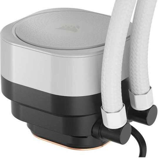 Corsair Nautilus 240 RS Υδρόψυξη Επεξεργαστή Διπλού Ανεμιστήρα 120mm για Socket AM4/AM5/1700 με ARGB Φωτισμό Λευκή