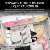 Corsair Nautilus 240 RS Υδρόψυξη Επεξεργαστή Διπλού Ανεμιστήρα 120mm για Socket AM4/AM5/1700 με ARGB Φωτισμό Λευκή