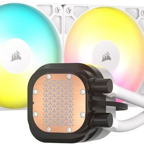 Corsair Nautilus 240 RS Υδρόψυξη Επεξεργαστή Διπλού Ανεμιστήρα 120mm για Socket AM4/AM5/1700 με ARGB Φωτισμό Λευκή