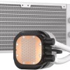 Corsair Nautilus 240 RS Υδρόψυξη Επεξεργαστή Διπλού Ανεμιστήρα 120mm για Socket AM4/AM5/1700 με ARGB Φωτισμό Λευκή