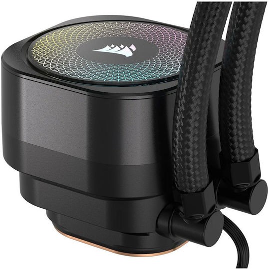 Corsair Nautilus 360 RS Υδρόψυξη Επεξεργαστή Τριπλού Ανεμιστήρα 120mm για Socket AM4/AM5/1700 με ARGB Φωτισμό