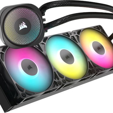 Corsair Nautilus 360 RS Υδρόψυξη Επεξεργαστή Τριπλού Ανεμιστήρα 120mm για Socket AM4/AM5/1700 με ARGB Φωτισμό