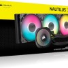 Corsair Nautilus 360 RS Υδρόψυξη Επεξεργαστή Τριπλού Ανεμιστήρα 120mm για Socket AM4/AM5/1700 με ARGB Φωτισμό