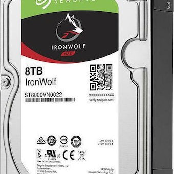Seagate Ironwolf 8TB HDD Σκληρός Δίσκος 3.5