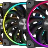 Alpenfoehn Alpenfohn WingBoost 3 RGB Triple Case Fan 120mm με Σύνδεση 3-Pin / 4-Pin PWM 3τμχ