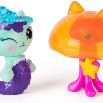 Gabby's Dollhouse Παιχνίδι Μινιατούρα Mercat & Cat Jelly Fish