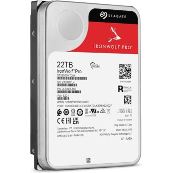 Seagate IronWolf Pro 22TB HDD Σκληρός Δίσκος 3.5