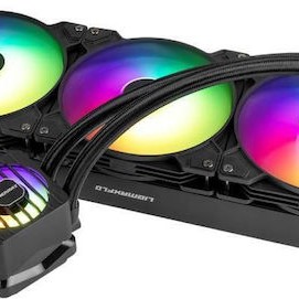 Enermax LIQMAXFLO Υδρόψυξη Επεξεργαστή Τριπλού Ανεμιστήρα 140mm για Socket AM4/AM5/1700/1200/115x με ARGB Φωτισμό