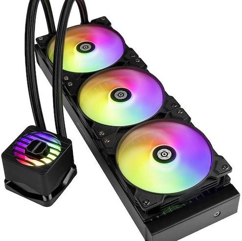 Enermax LIQMAXFLO Υδρόψυξη Επεξεργαστή Τριπλού Ανεμιστήρα 140mm για Socket AM4/AM5/1700/1200/115x με ARGB Φωτισμό