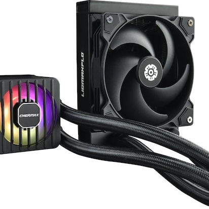Enermax LIQMAXFLO SR Υδρόψυξη Επεξεργαστή Μονού Ανεμιστήρα 120mm για Socket AM4/AM5/1700/1200/115x με ARGB Φωτισμό