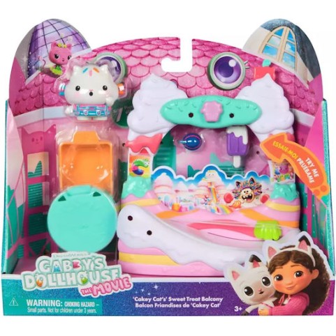 Spin Master Gabby's Dollhouse Cakey Cat's Sweet Treat Balcony για 2+ Ετών 17.78εκ.