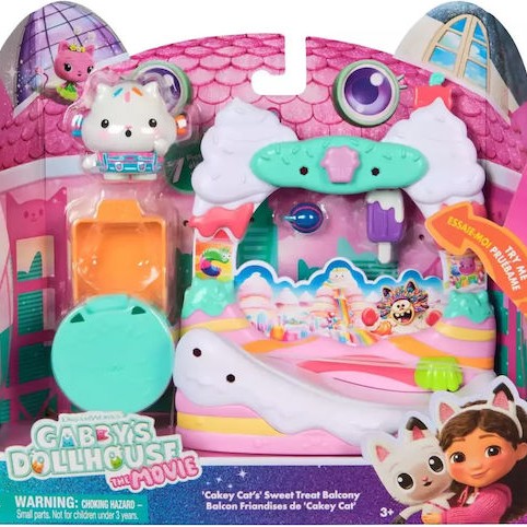 Spin Master Gabby's Dollhouse Cakey Cat's Sweet Treat Balcony για 2+ Ετών 17.78εκ.